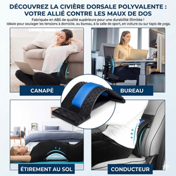 Civière dorsale – Soulagez votre mal de dos, corrigez votre posture et retrouvez un confort au quotidien