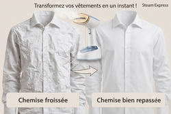 Le défroisseur vapeur portable qui simplifie le repassage
