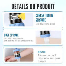 Filtre De Robinet Aqua Pure™ - Dites Adieu au Chlore et aux Impuretés