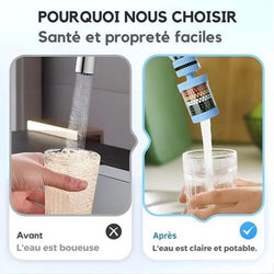 Filtre De Robinet Aqua Pure™ - Dites Adieu au Chlore et aux Impuretés